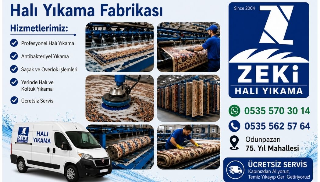 Odunpazarı 75.YIL Mahallesi Halı Yıkama Hizmetleri